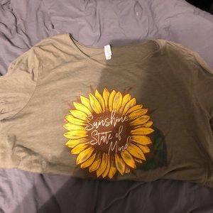 Canvas Sunflower t-shirt